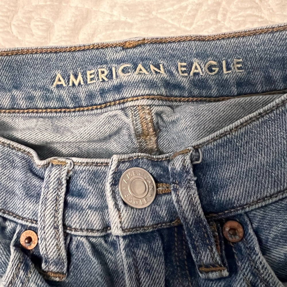 American Eagle Dark Blue Denim Shorts